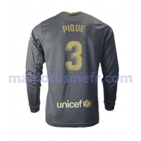 Maillot de Foot FC Barcelone Gerard Pique 3 Extérieur 2020-21 Manches Longues